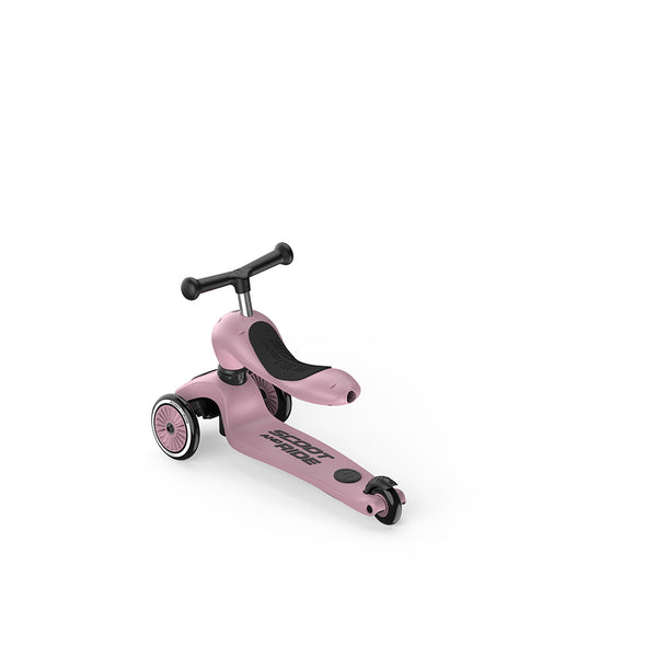 Highway Kick 1 Push & Go Bar Scooter + Pushbike (Wildberry)