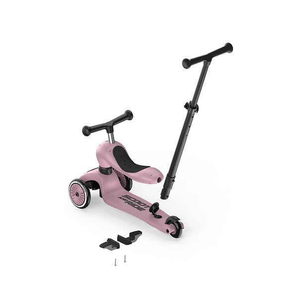 Highway Kick 1 Push & Go Bar Scooter + Pushbike (Wildberry)
