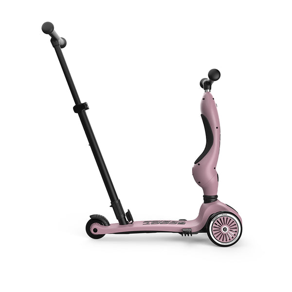 Highway Kick 1 Push & Go Bar Scooter + Pushbike (Wildberry)