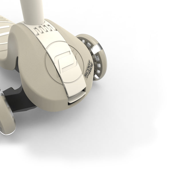 Highway Kick 3S Steerable Foldable Scooter with LED Wheels (Ash)