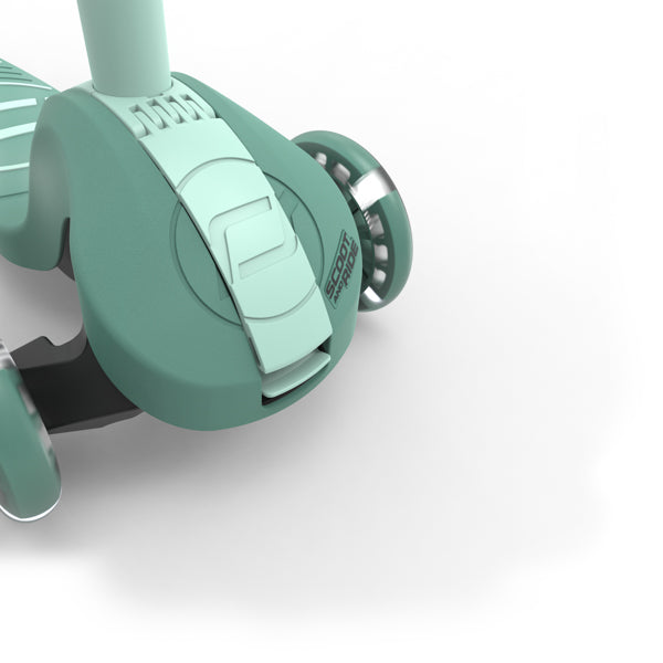 Highway Kick 3S Steerable Foldable Scooter with LED Wheels (Forest)