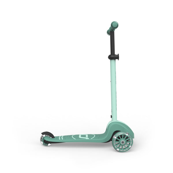 Highway Kick 3S Steerable Foldable Scooter with LED Wheels (Forest)