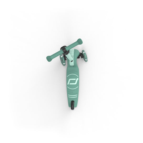 Highway Kick 3S Steerable Foldable Scooter with LED Wheels (Forest)