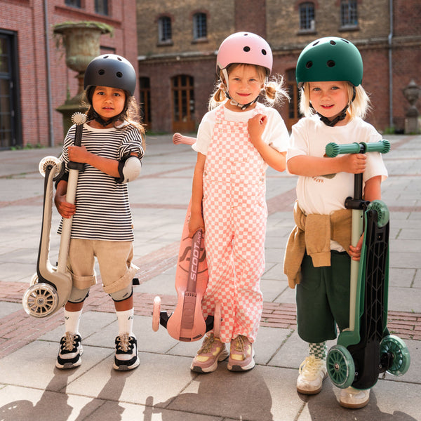 Highway Kick 3S Steerable Foldable Scooter with LED Wheels (Rose)