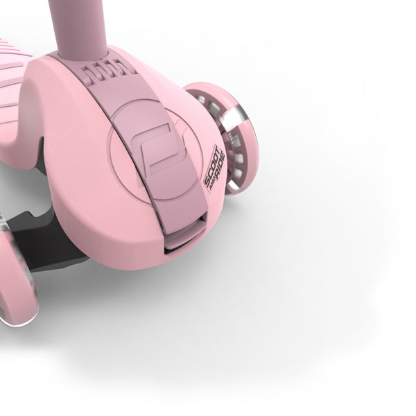 Highway Kick 3S Steerable Foldable Scooter with LED Wheels (Rose)