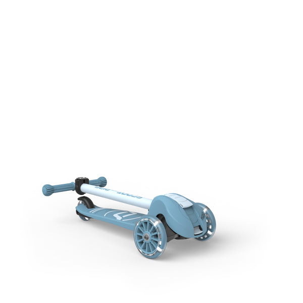 Highway Kick 3S Steering Foldable Scooter with LED Wheels (Steel)