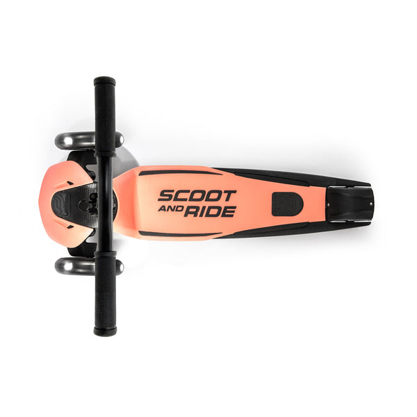 Scoot & Ride Highway Kick 5 Scooter with LED Wheels - Peach