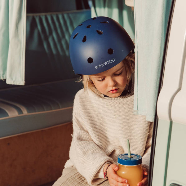 Banwood Classic Bike Helmet (Matte Navy Blue)