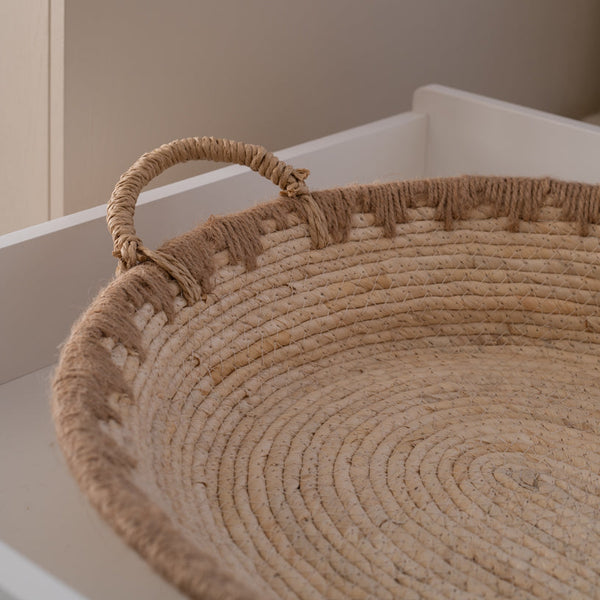 Maize Woven Changing Basket (Natural)
