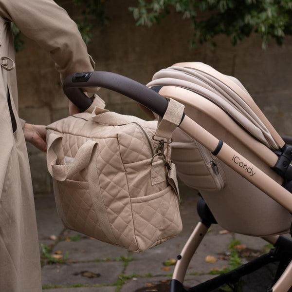 Baby Changing Bag with Pram Clips (Natural)