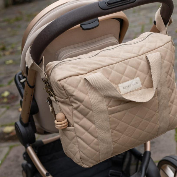 Baby Changing Bag with Pram Clips (Natural)