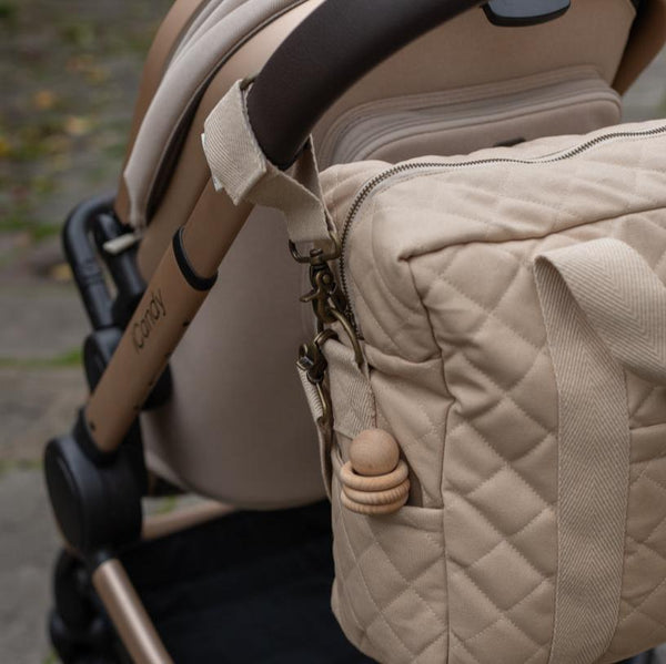 Baby Changing Bag with Pram Clips (Natural)