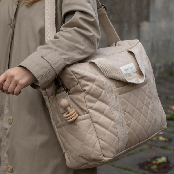 Baby Changing Bag with Pram Clips (Natural)