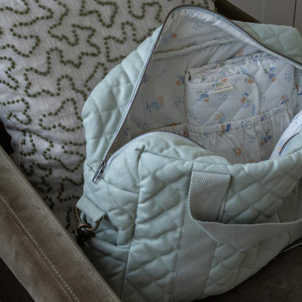 Baby Changing Bag with Pram Clips (Sage)