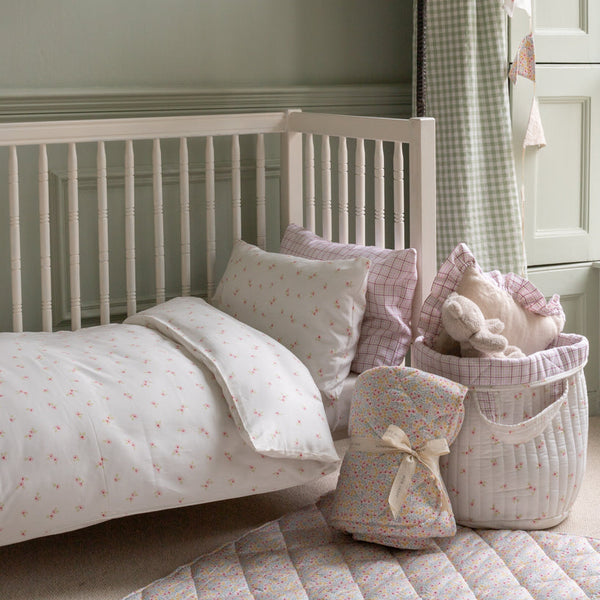 Organic Cotton Cotbed Bedding Set (Anemone)