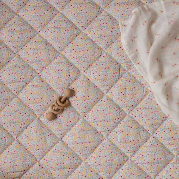 Quilted Stay & Play Mat (Wildflower Garden)