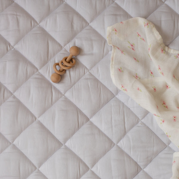 Quilted Stay & Play Mat (Wildflower Garden)