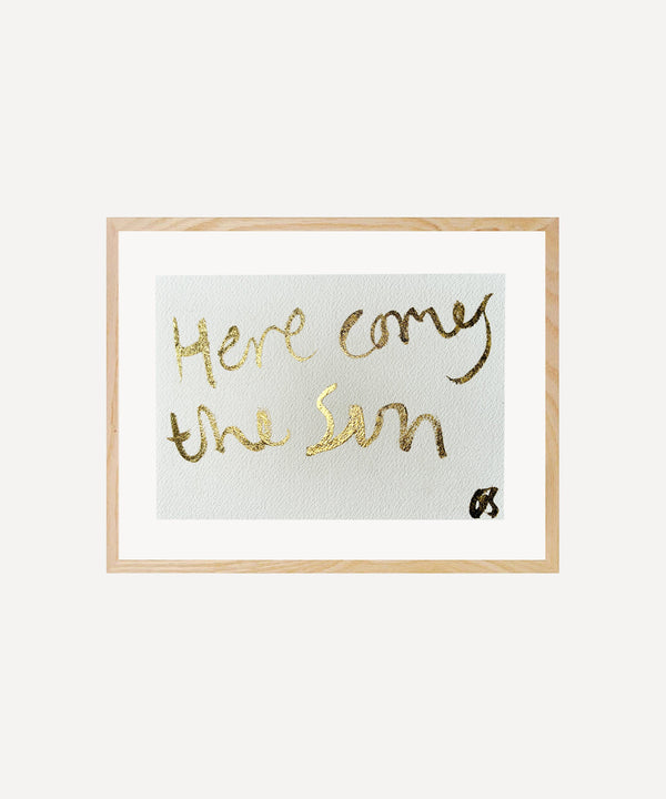 Here Comes the Sun Art Print