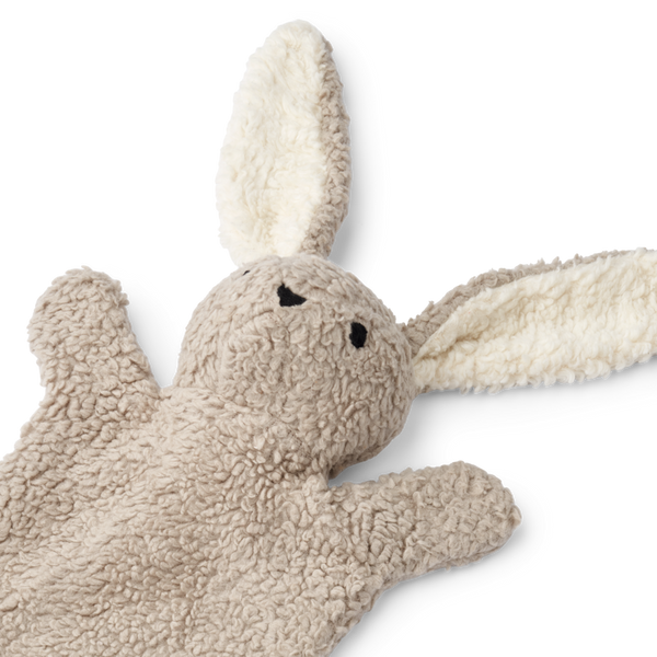 Herold the Rabbit Hand Puppet (Pale Grey)