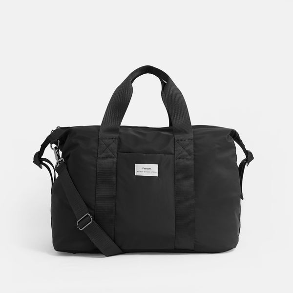 Ida Eco Holdall Baby Hospital Change Bag with Black Change Mat (Black)