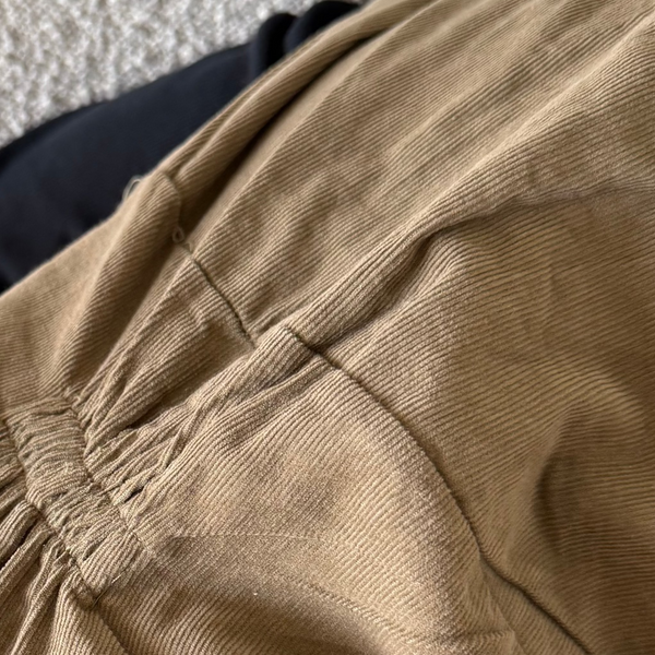 Button Up Pleat Sleeveless Jumpsuit (Khaki)