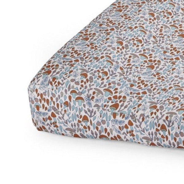 Organic Cotton Baby Changing Mat Cover (Woodland Walk)