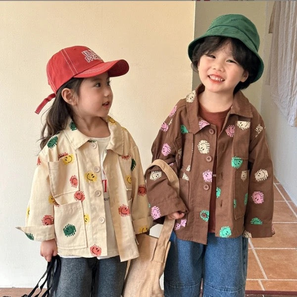 Smile Lightweight Jacket (Brown)