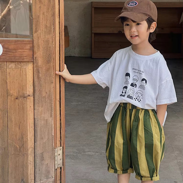 Rene Wide Stripe Shorts