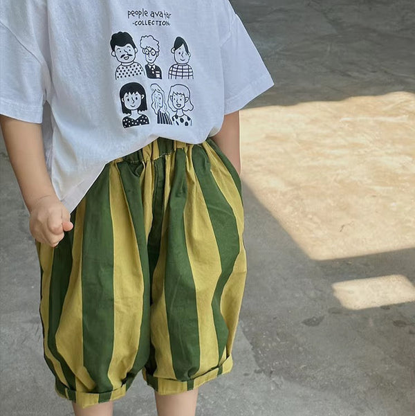 Rene Wide Stripe Shorts