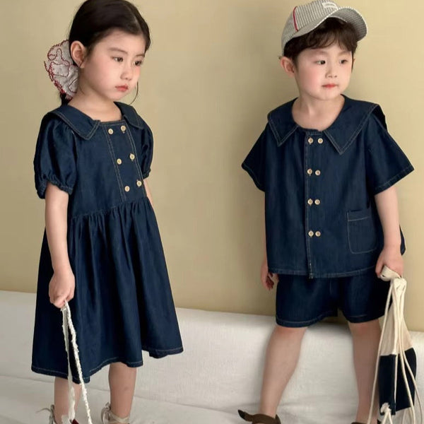 Barca Denim Sailor Dress