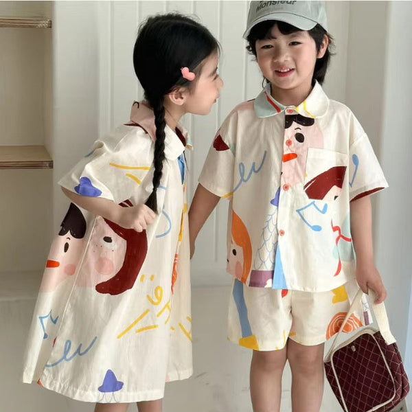 Pinto Print Trapeze Dress