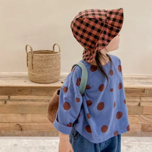 Leif Dot Long Sleeve Tee (Sky)