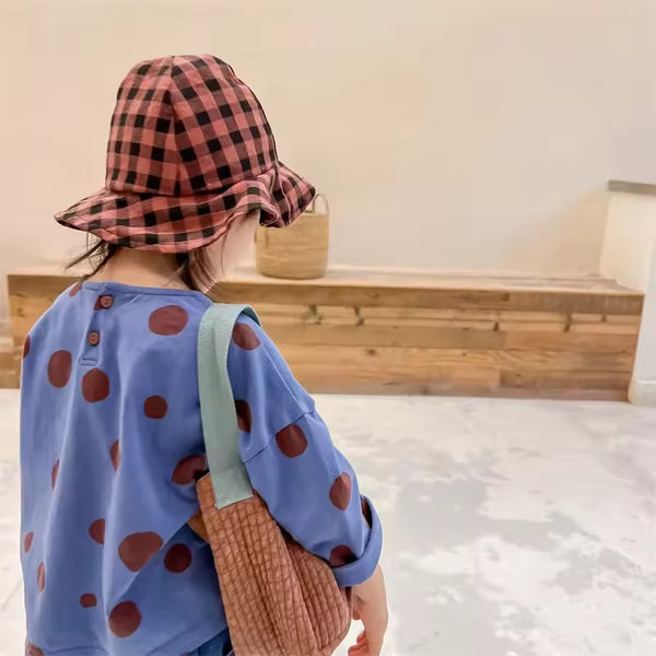 Leif Dot Long Sleeve Tee (Sky)