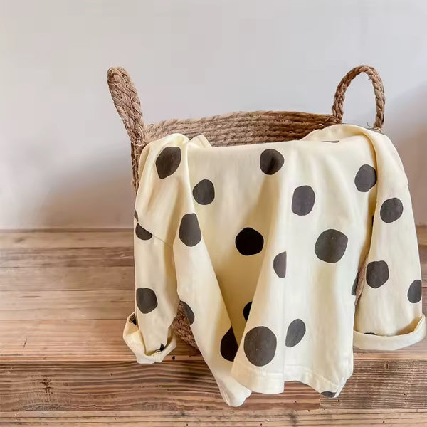 Leif Dot Long Sleeve Tee (Cream)