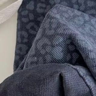 Cheetah Oversize Balloon Trousers (Blue)