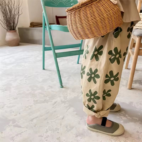 Lani Flower Wide Cut Trousers