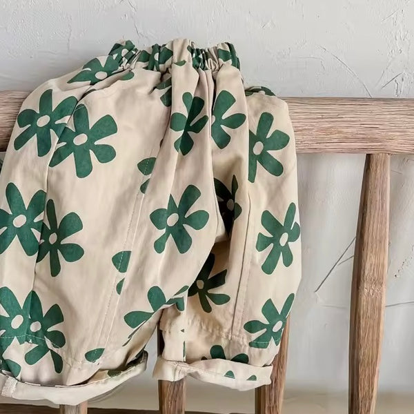 Lani Flower Wide Cut Trousers