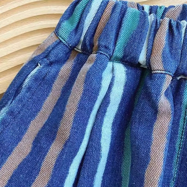 Diepe Denim Stripe Comfy Cut Jeans