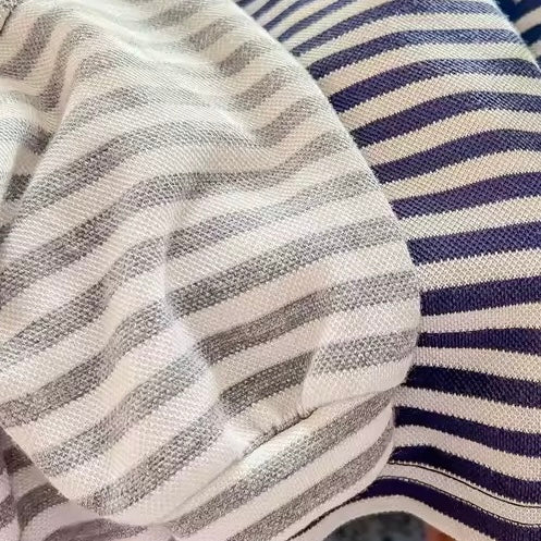 Pía Stripe Long Sleeved Polo Knit Top