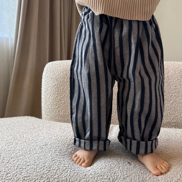 Reye Stripe Wide Leg Trousers