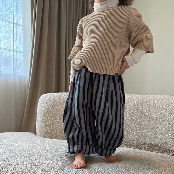 Reye Stripe Wide Leg Trousers
