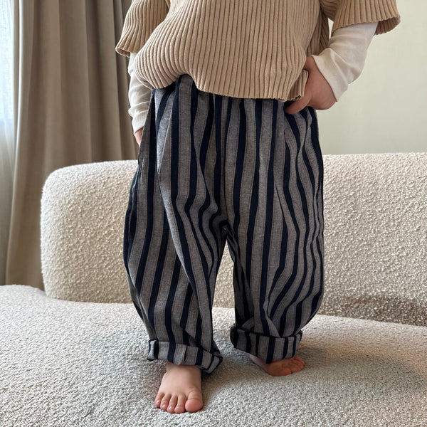 Reye Stripe Wide Leg Trousers