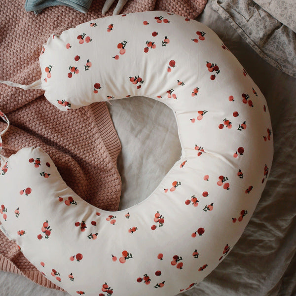 Organic Cotton Nursing Pillow (Peaches)