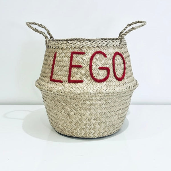 LEGO Handwoven Toy Storage Basket (Large)