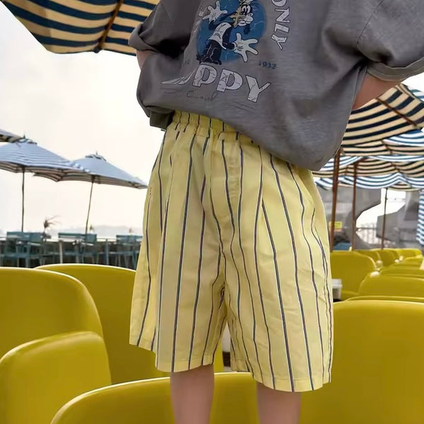 Frankie Yellow Stripe Shorts