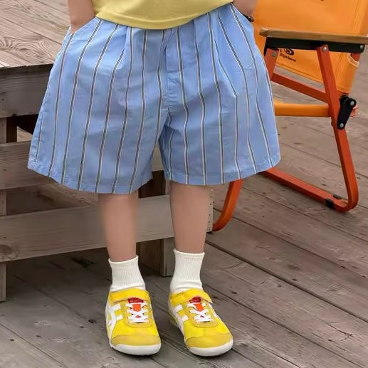 Frankie Blue Stripe Shorts