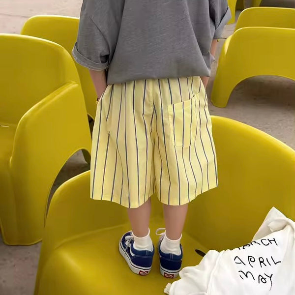 Frankie Yellow Stripe Shorts