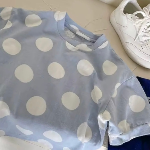 Zola Spot Short Sleeve Tee (Sky)