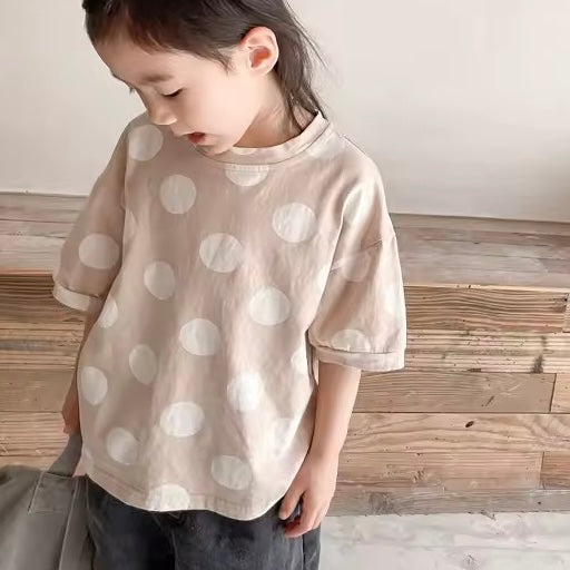 Zola Spot Short Sleeve Tee (Beige)