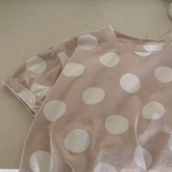 Zola Spot Short Sleeve Tee (Beige)